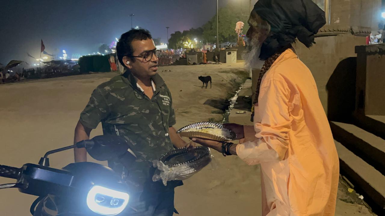 Feeding the needy